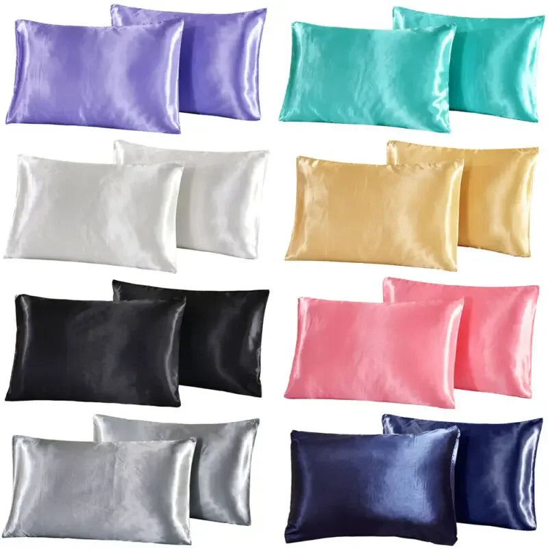 Soft silky pillowcase
